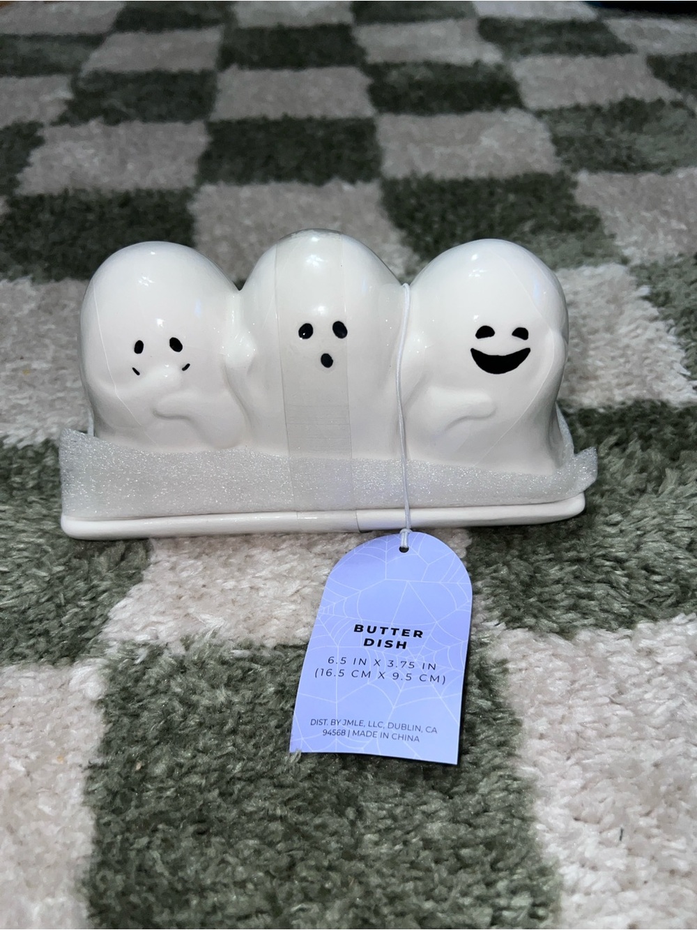 Halloween Ghost Butterdish